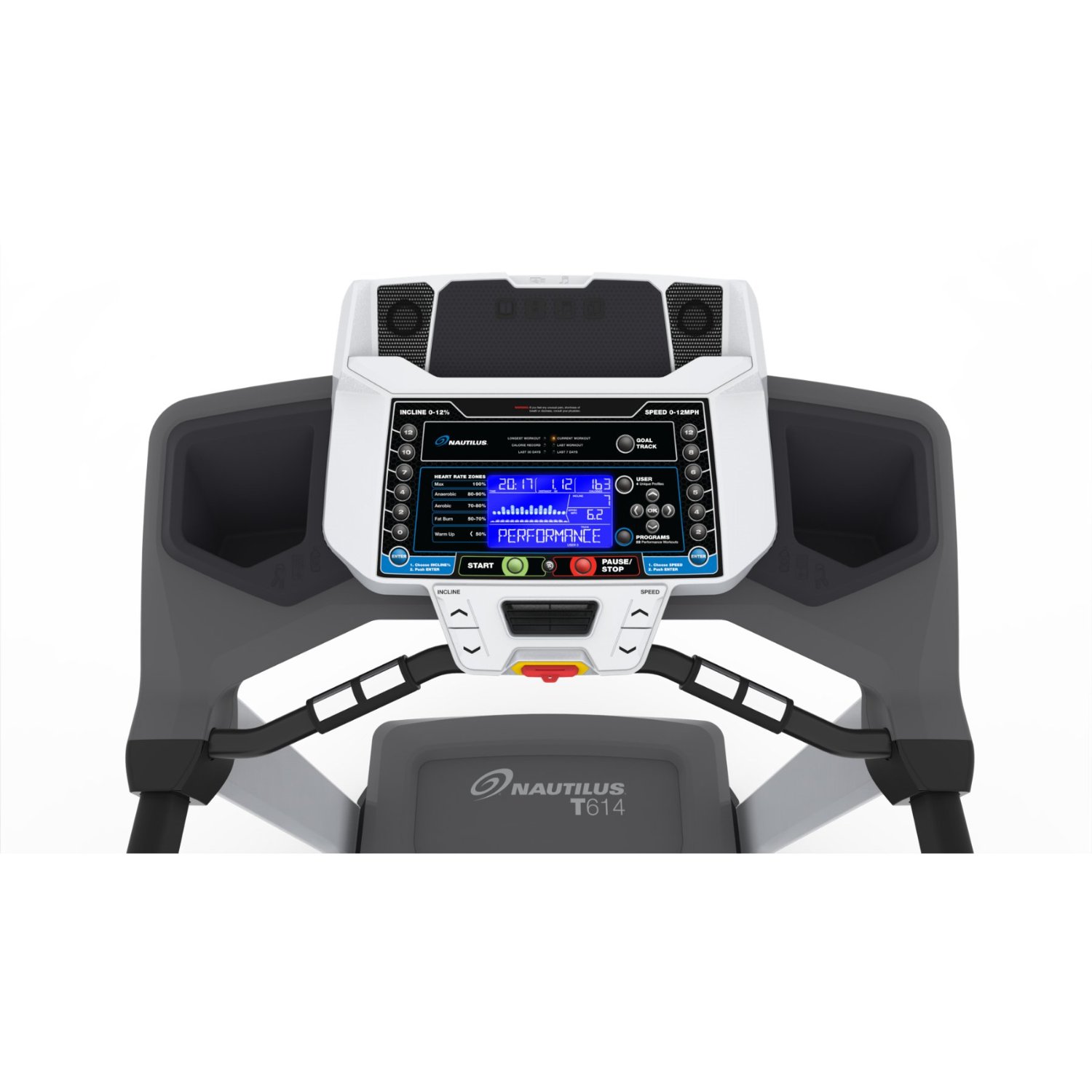 Nautilus T614 Treadmill Console
