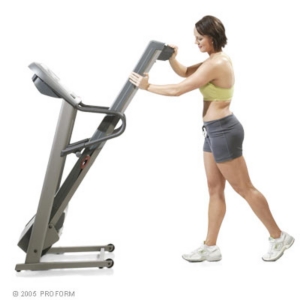 Proform 595 Pi Treadmill Folded