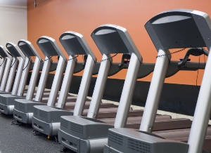 Treadmills in Gym