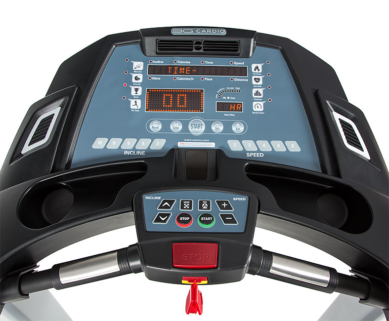 3G Cardio Treadmill Console - Close Up